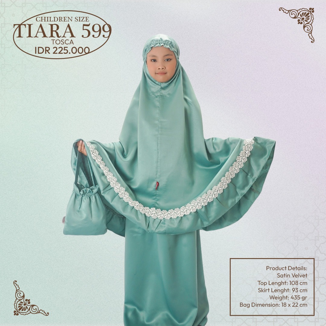 Tatuis Mukena Tiara 599 Tosca Anak Reguler