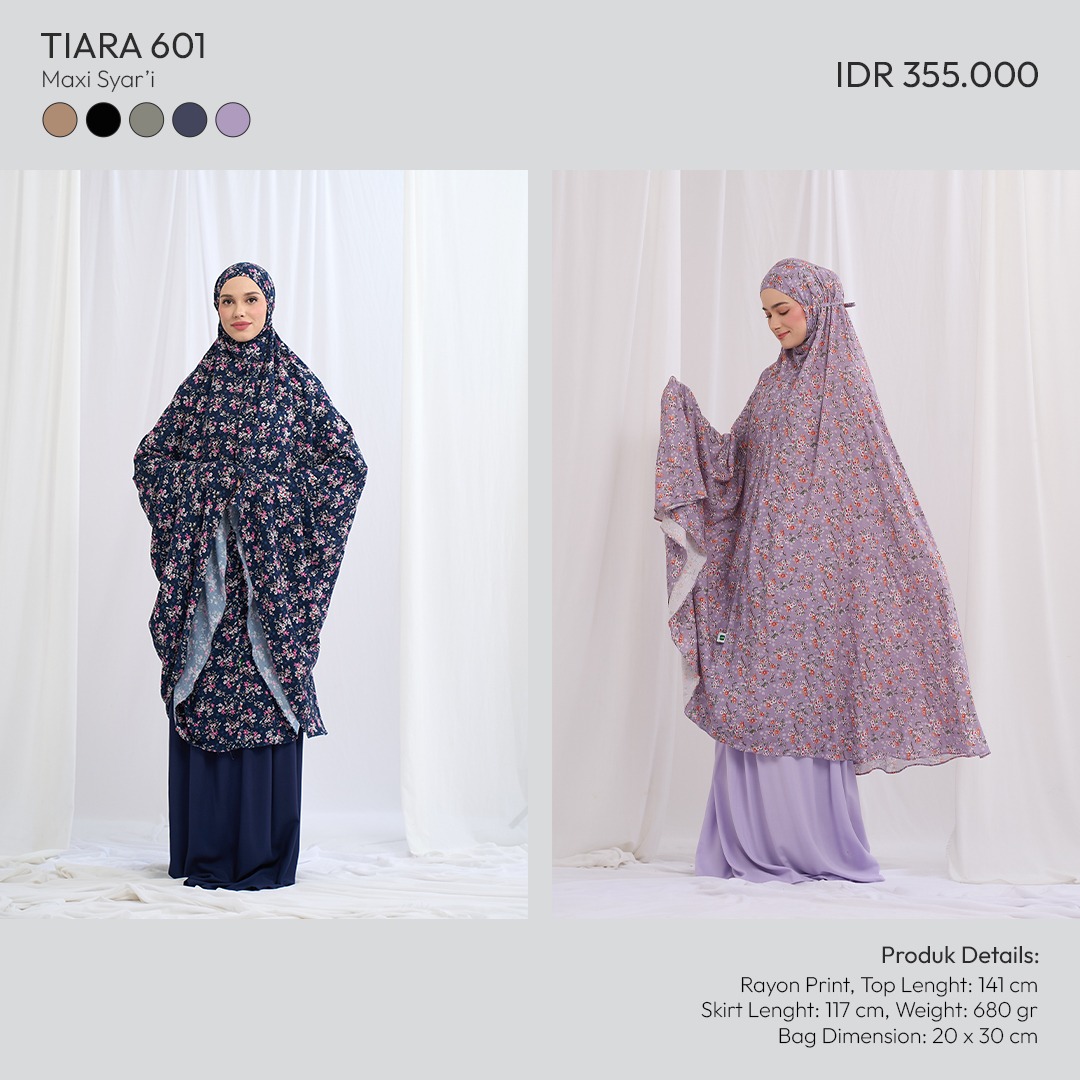 Tatuis Mukena Tiara 601 Dewasa Maxy Syari
