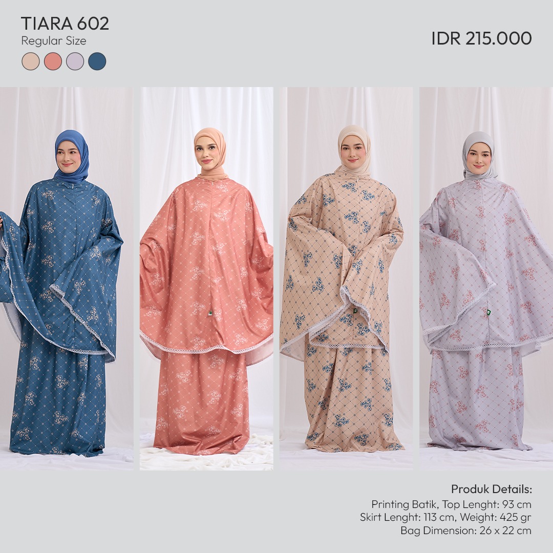 Tatuis Mukena Tiara 602 Ponco Dewasa Reguler