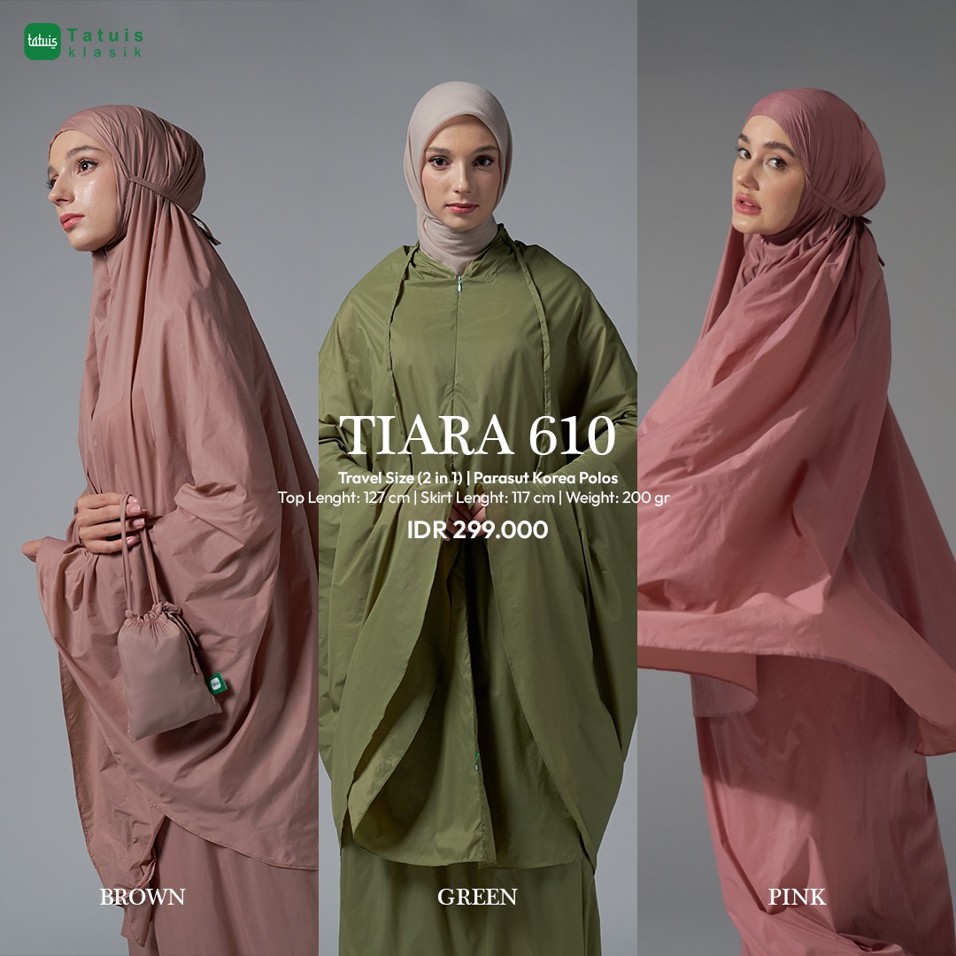 Tatuis Mukena Tiara 610 2 IN 1 Travelling Dewasa Reguler