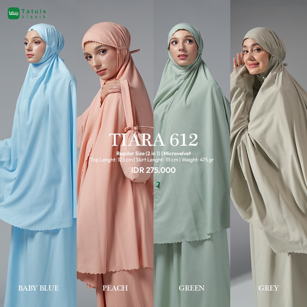 Tatuis Mukena Tiara 612 2 IN 1 Dewasa Reguler
