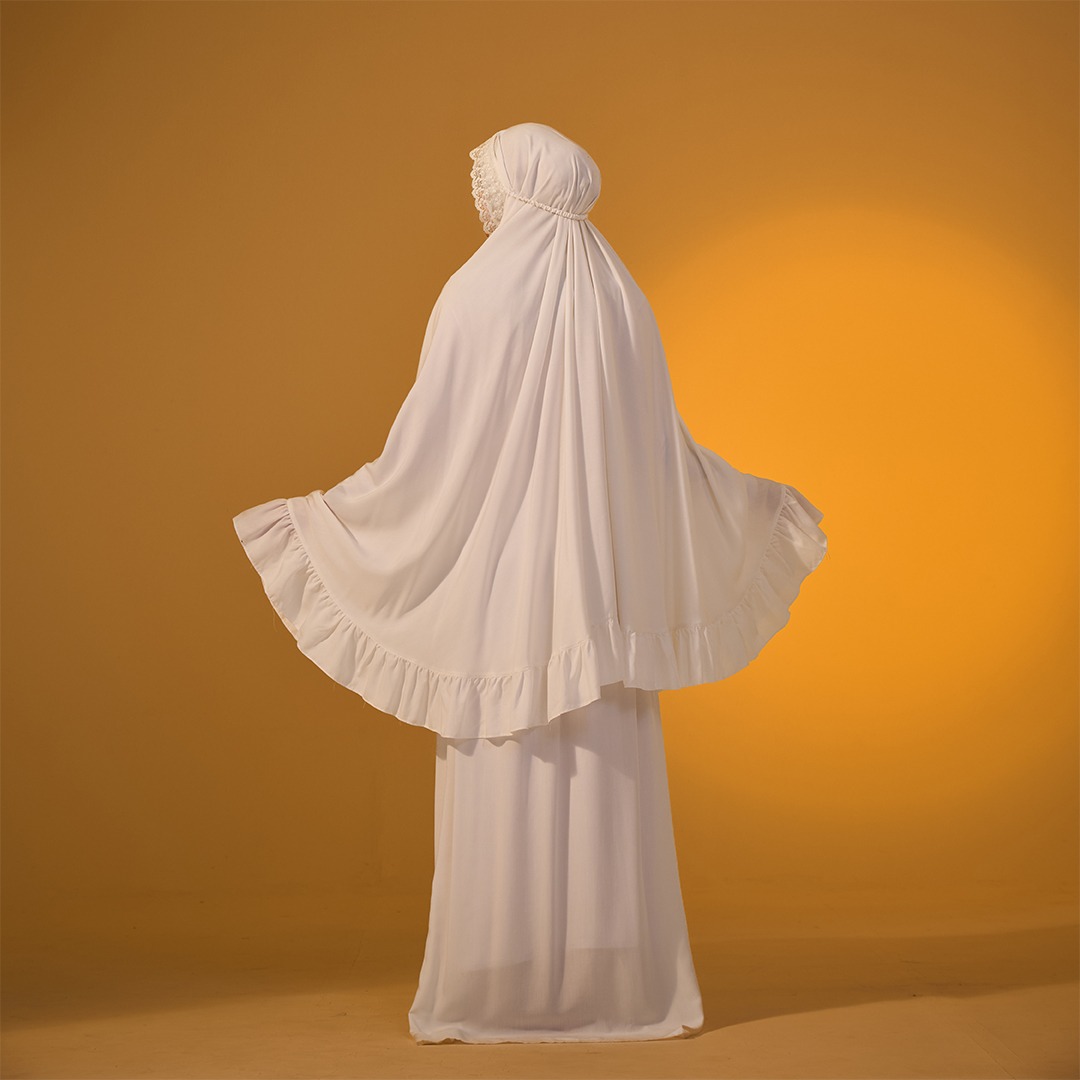 Tatuis Mukena Tiara 613 Broken White Dewasa Reguler