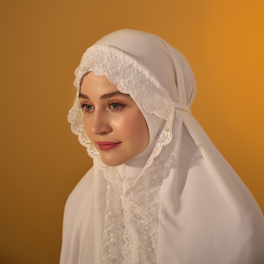 Tatuis Mukena Tiara 613 Broken White Dewasa Reguler