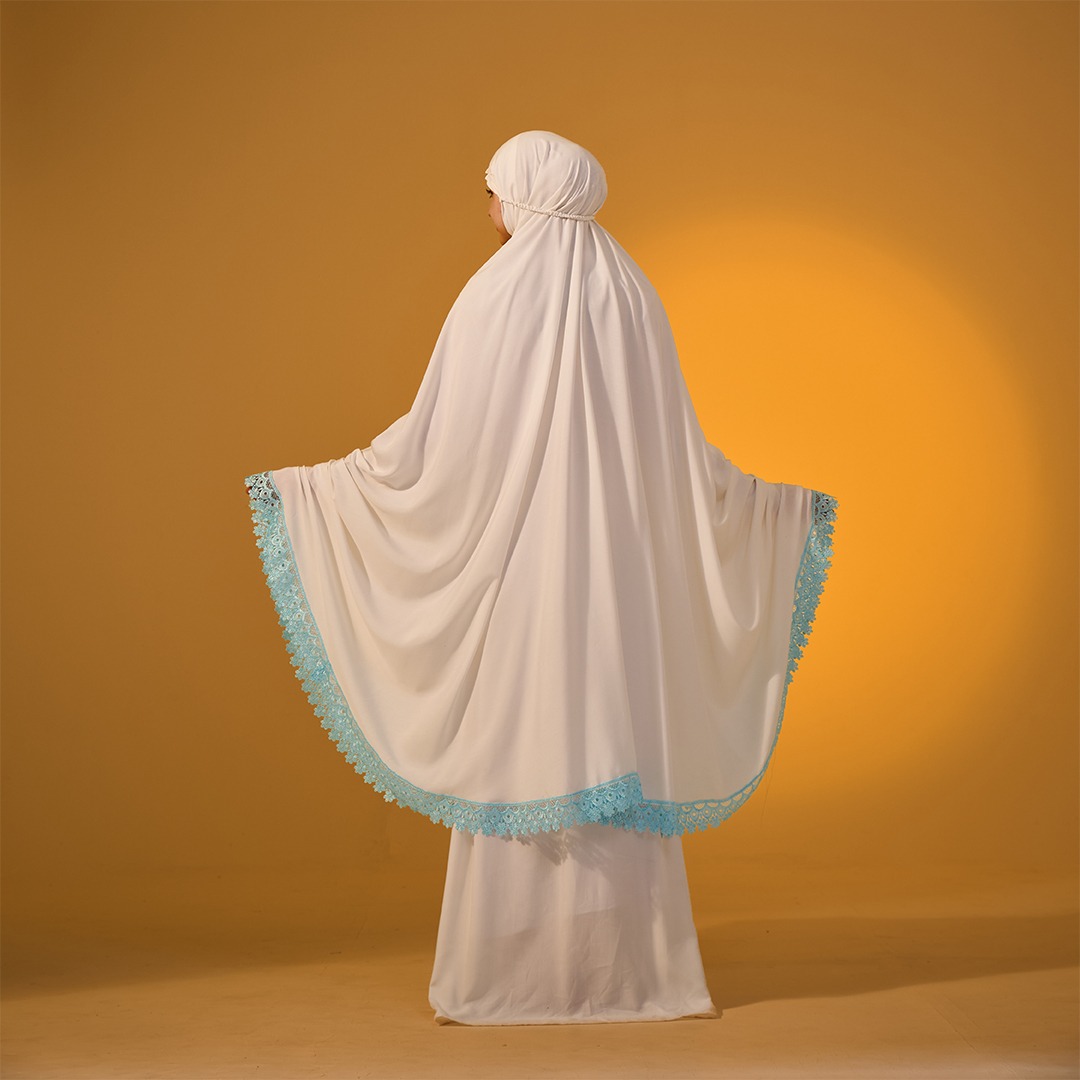 Tatuis Mukena Tiara 616 Broken White Dewasa Maxy Syari