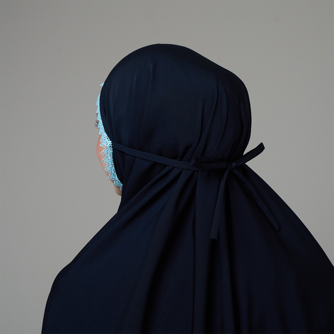 Tatuis Mukena Tiara 618 Navy  Dewasa Reguler