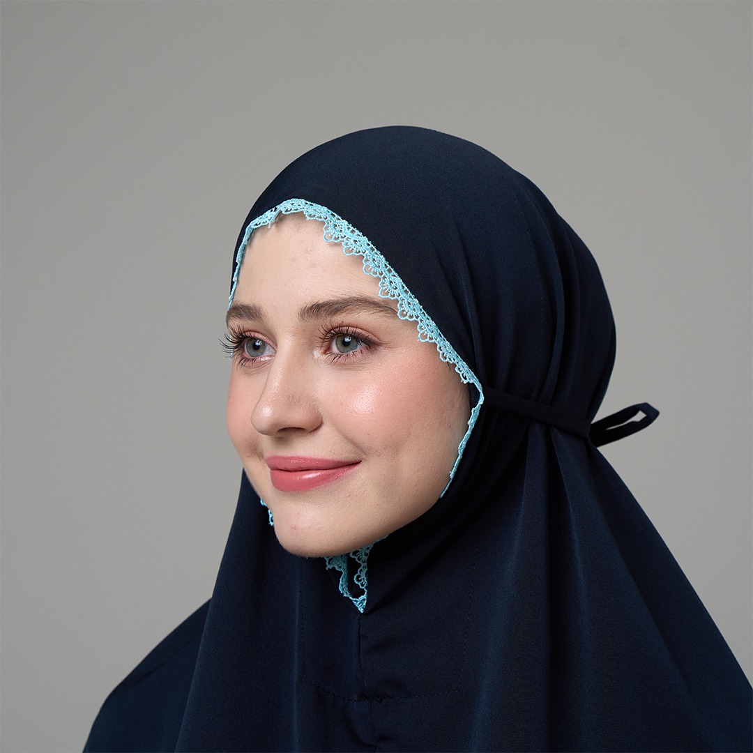 Tatuis Mukena Tiara 618 Navy  Dewasa Reguler