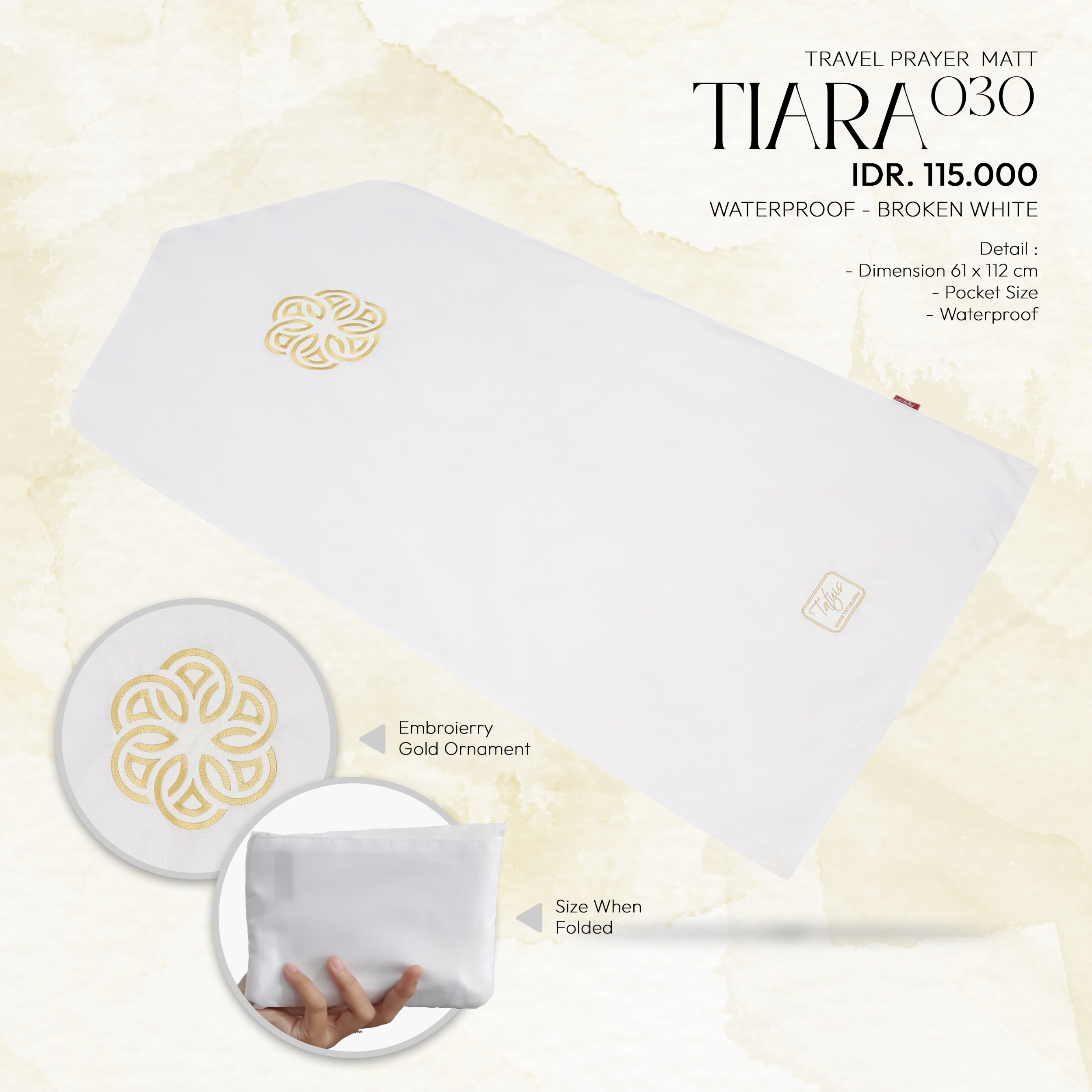 Sajadah Tatuis Tiara 030