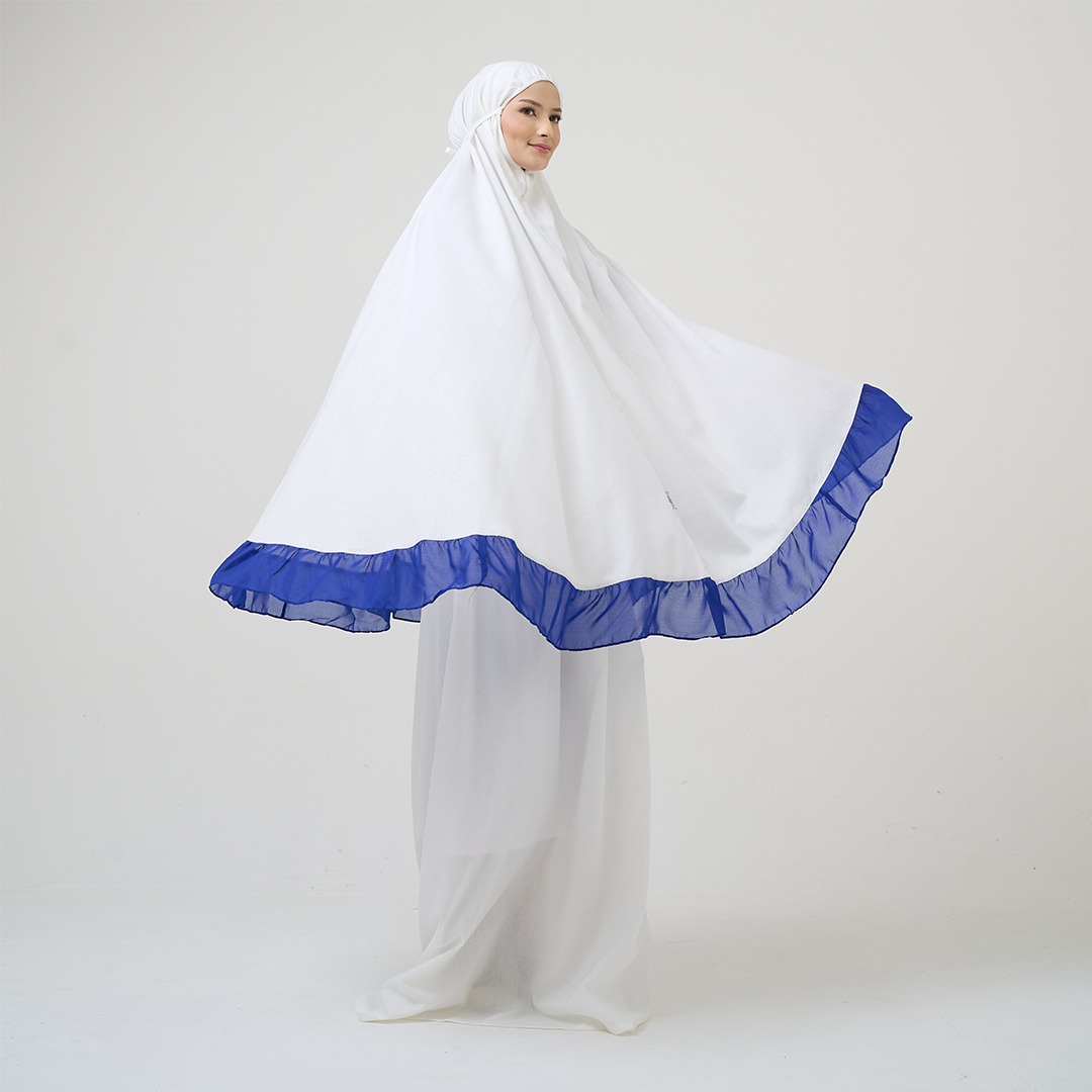 Tatuis Mukena Special Anniversary 16th Dewasa Reguler Broken White Rayon Embossed