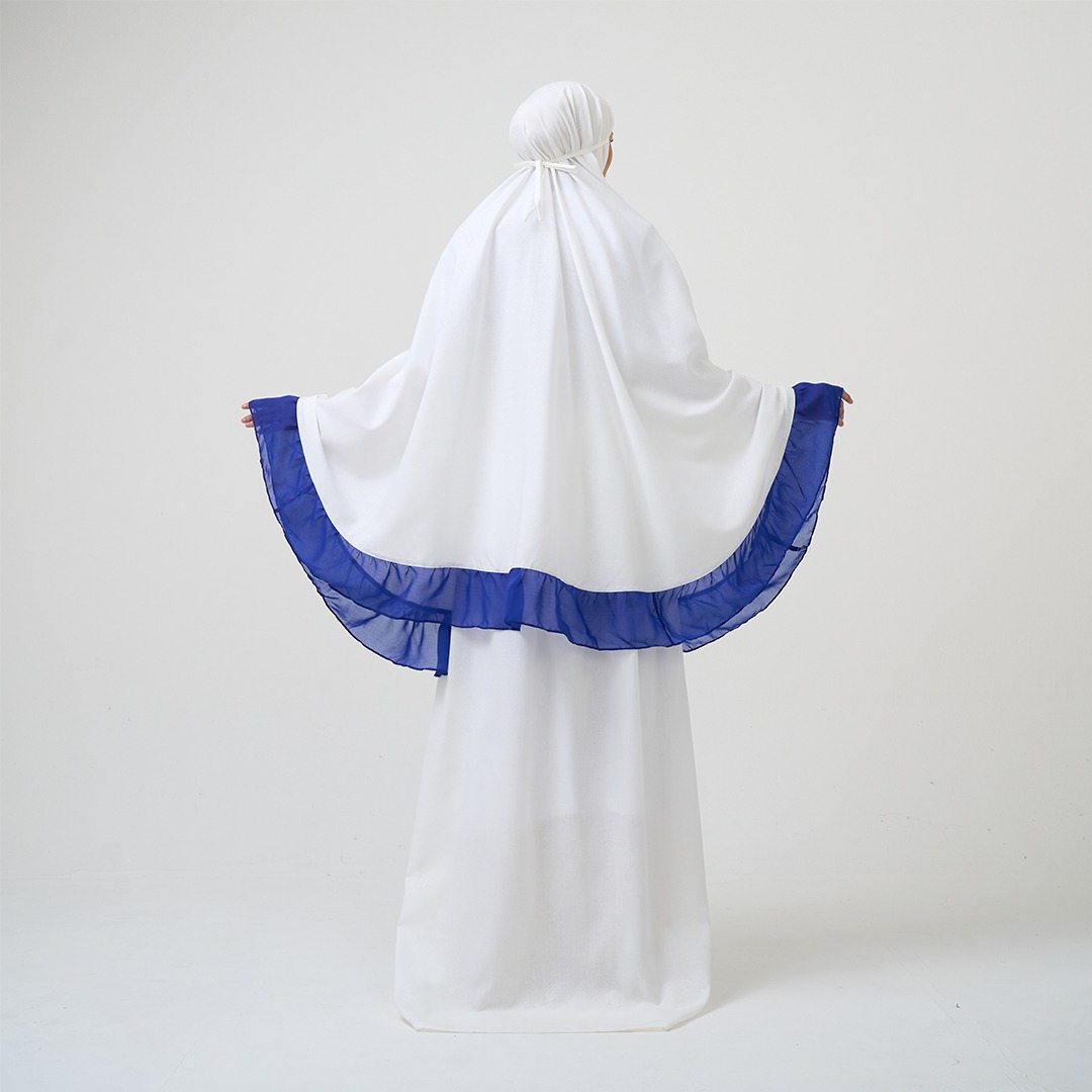 Tatuis Mukena Special Anniversary 16th Dewasa Reguler Broken White Rayon Embossed
