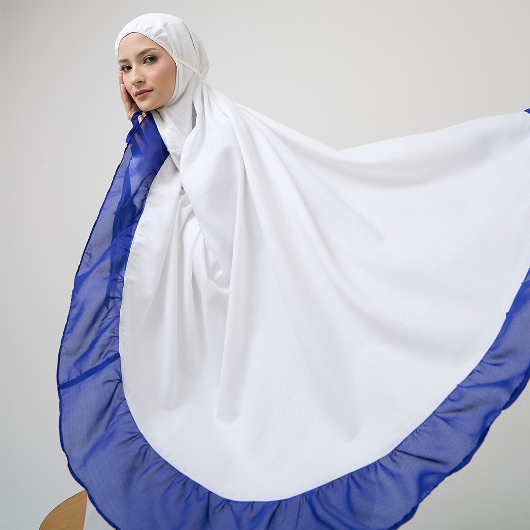 Tatuis Mukena Special Anniversary 16th Dewasa Reguler Broken White Rayon Embossed