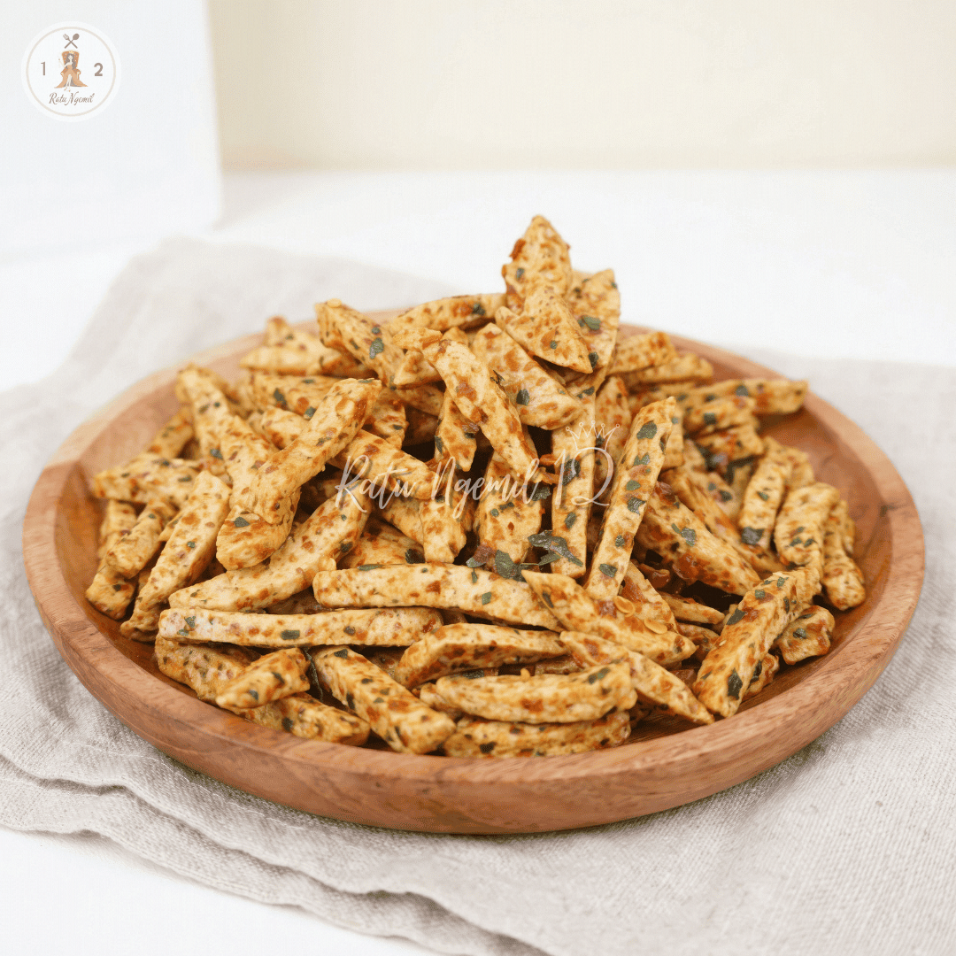 Basreng Stik Cetar Daun Jeruk - Pedas