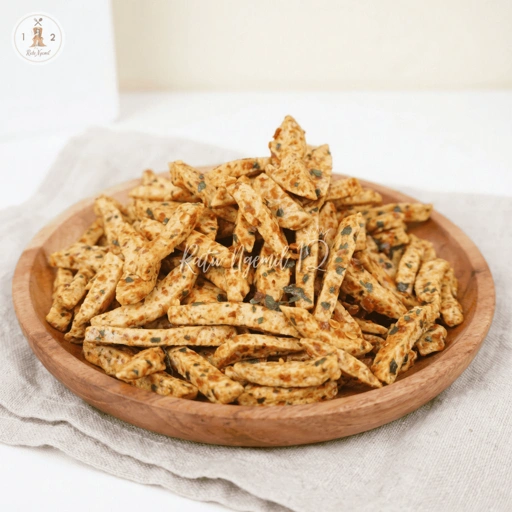 Image of Basreng Stik Cetar Daun Jeruk - Pedas