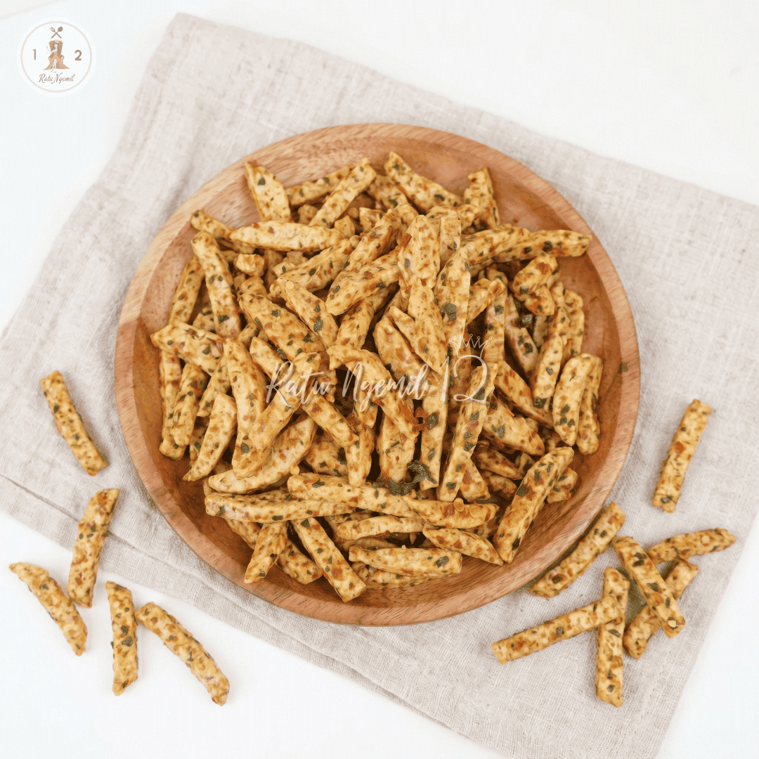 Basreng Stik Cetar Daun Jeruk - Pedas