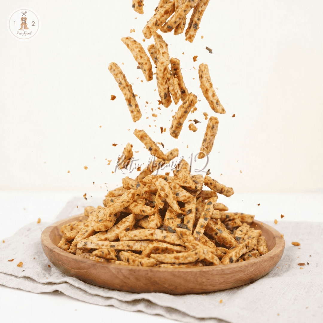 Basreng Stik Cetar Daun Jeruk - Pedas