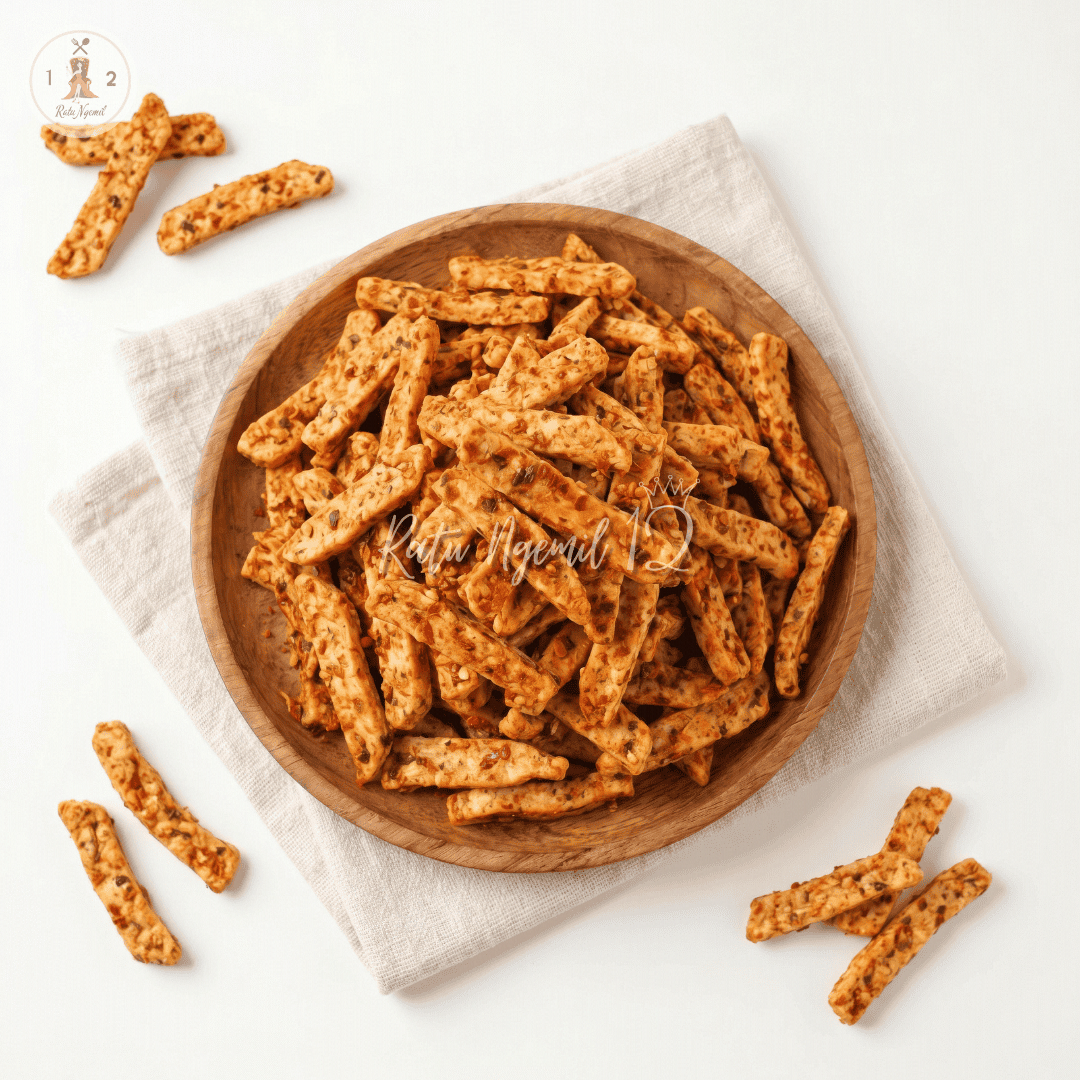 Basreng Stik Cetar Daun Jeruk - Balado