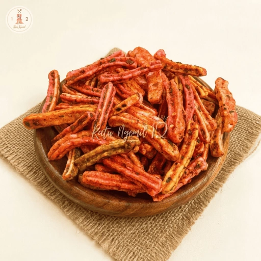 Image of Krupuk Beton Bantat Daun Jeruk - Pedas Manis