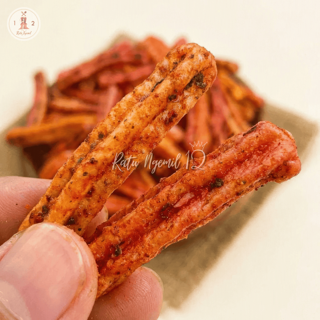 Krupuk Beton Bantat Daun Jeruk - Pedas Manis