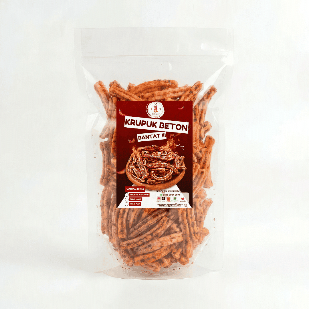 Krupuk Beton Bantat Daun Jeruk - Pedas Manis