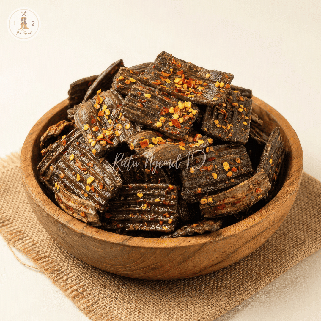 Krupuk Jengkol Bantat Daun Jeruk - Pedas Asin