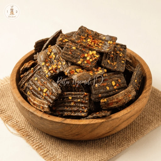 Image of Krupuk Jengkol Bantat Daun Jeruk - Pedas Asin