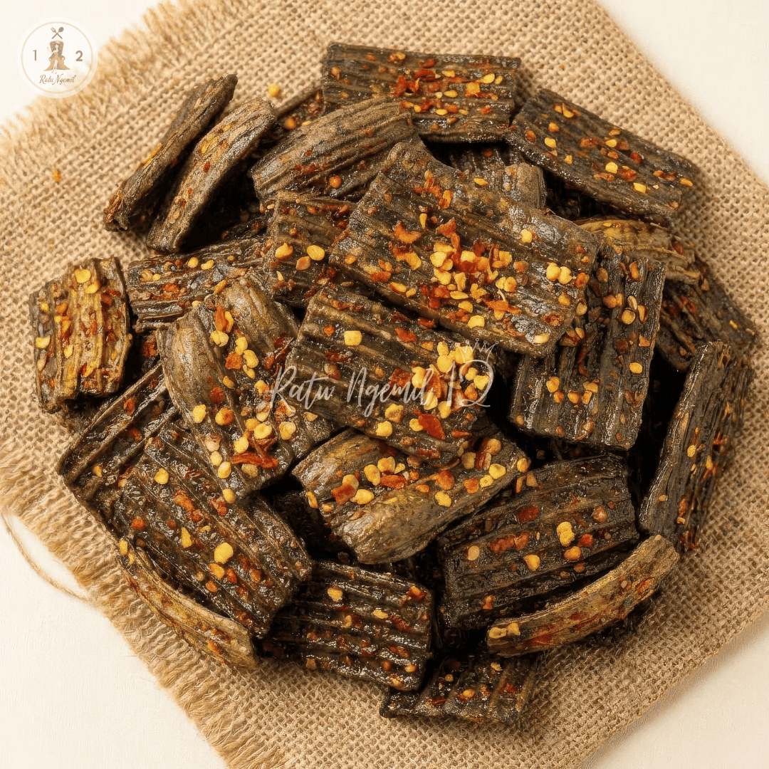 Krupuk Jengkol Bantat Daun Jeruk - Pedas Asin