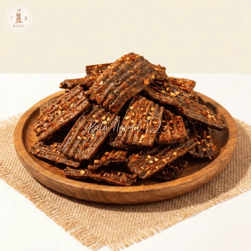 Image of Krupuk Jengkol Bantat Daun Jeruk - Pedas Manis