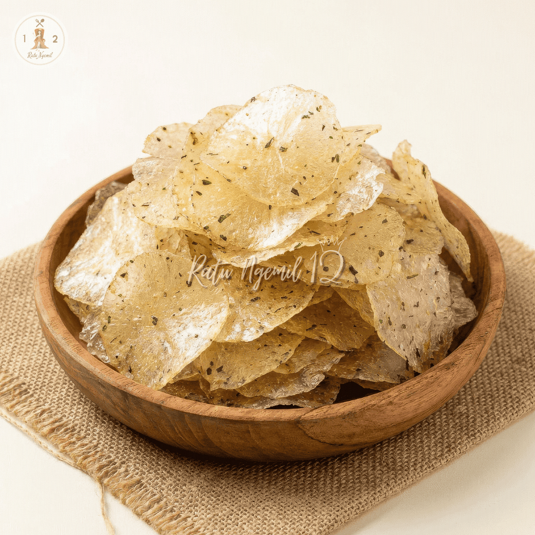 Kripik Kaca Cetar Daun Jeruk - Original