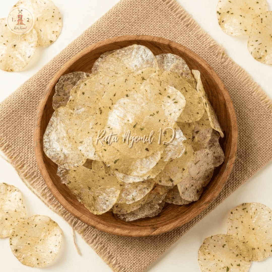 Kripik Kaca Cetar Daun Jeruk - Original