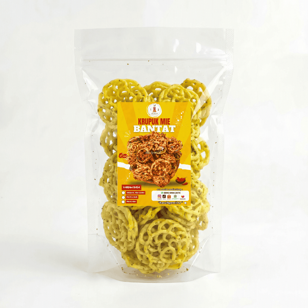 Krupuk Mie Kuning Bantat Daun Jeruk - Original