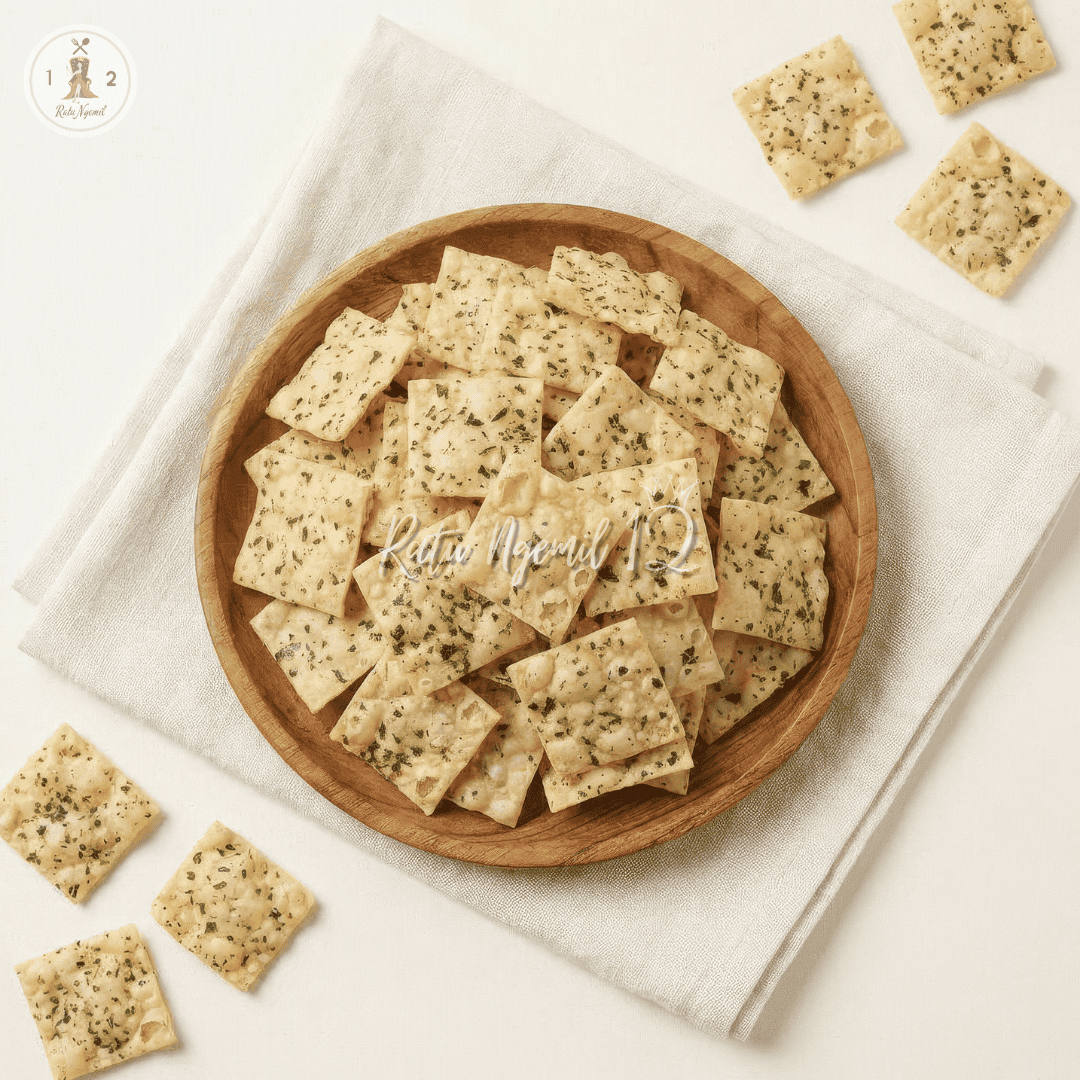 Kripik Pangsit Cetar Daun Jeruk - Original