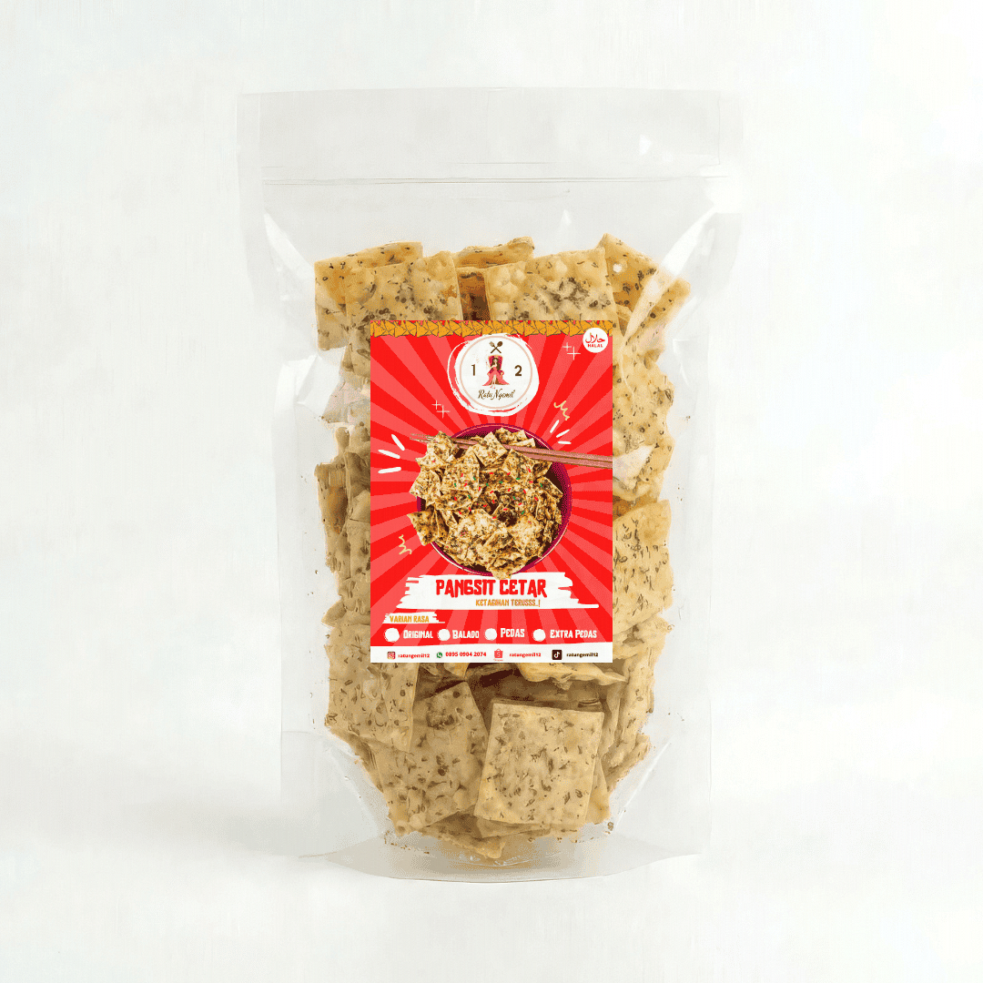 Kripik Pangsit Cetar Daun Jeruk - Original