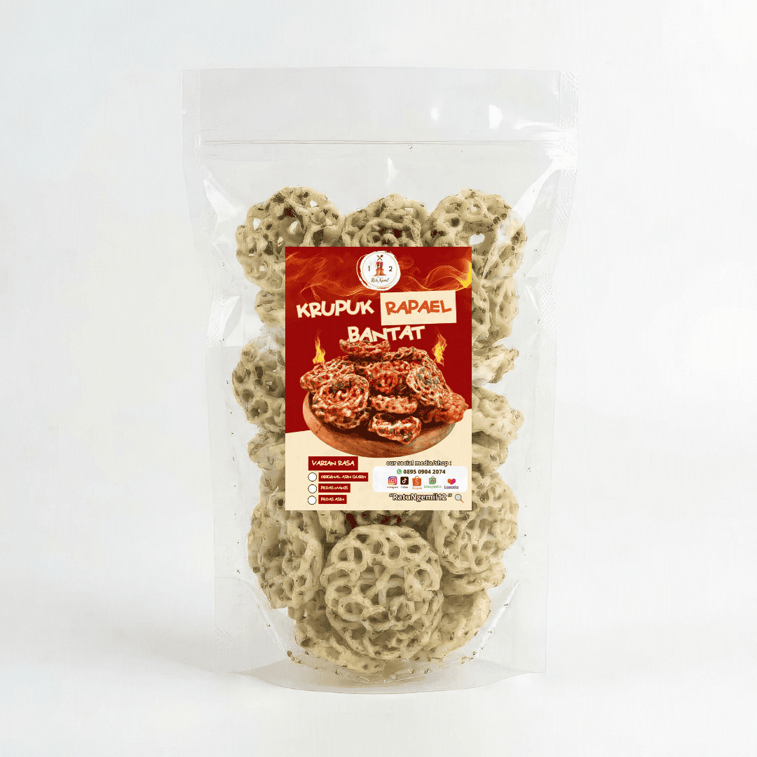 Krupuk Seblak Rapael Bantat Daun Jeruk - Original