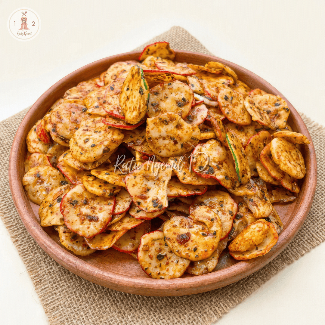 Kripik Seblak Bantat Daun Jeruk - Pedas Asin