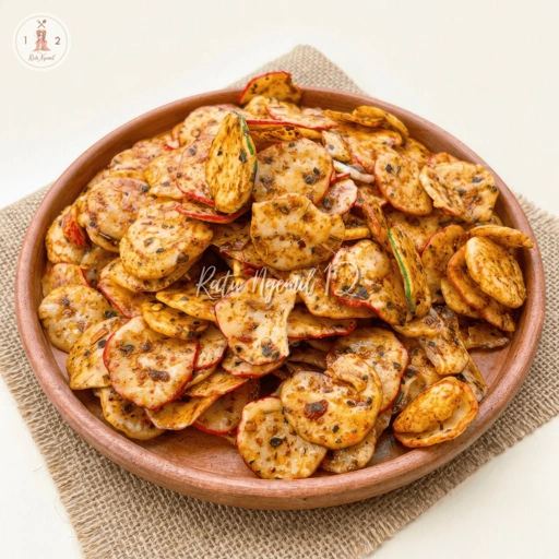 Image of Kripik Seblak Bantat Daun Jeruk - Pedas Asin