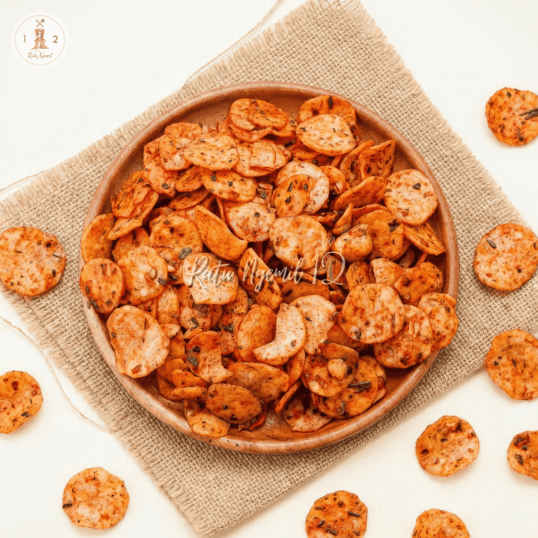 Kripik Seblak Bantat Daun Jeruk - Pedas Manis