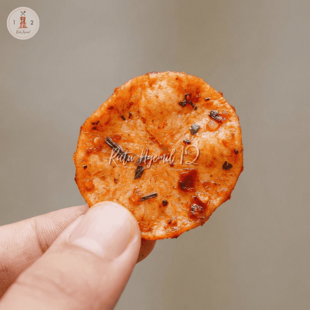 Kripik Seblak Bantat Daun Jeruk - Pedas Manis