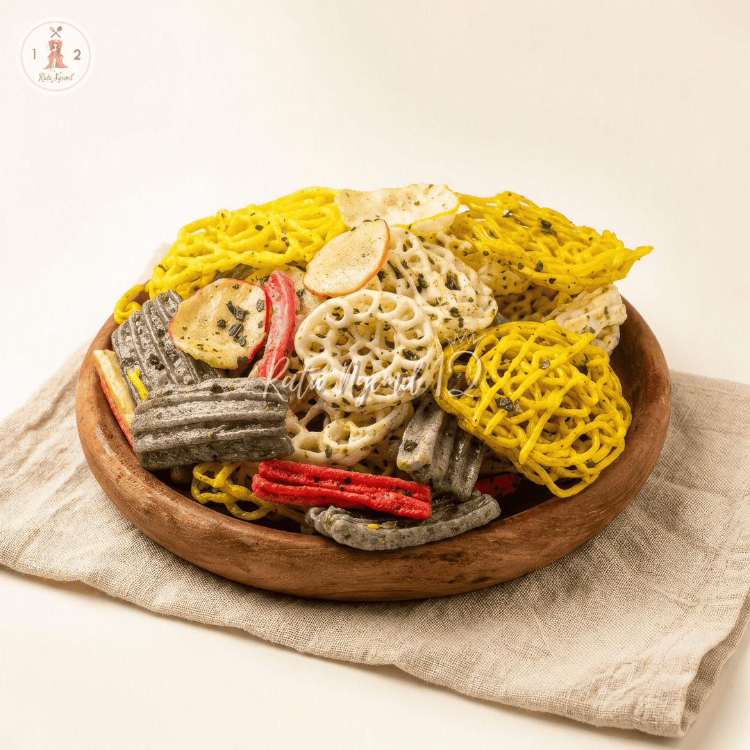 Krupuk Seblak Mix Kering Daun Jeruk - Original