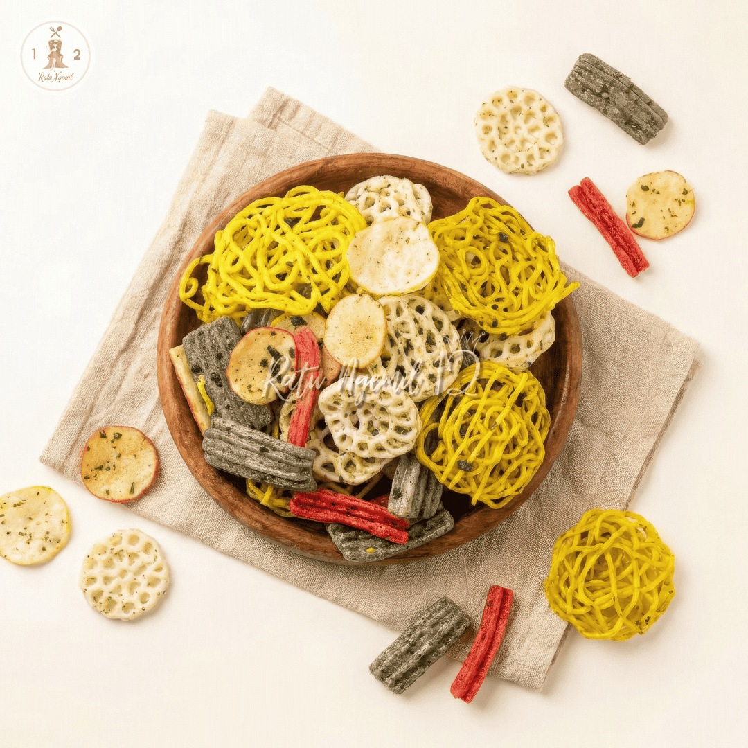 Krupuk Seblak Mix Kering Daun Jeruk - Original