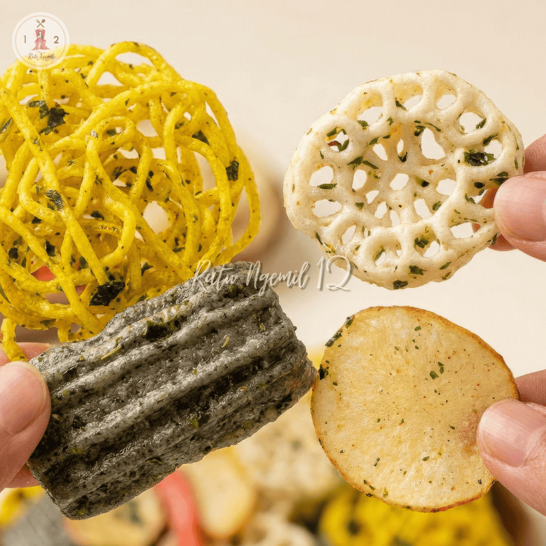 Krupuk Seblak Mix Kering Daun Jeruk - Original