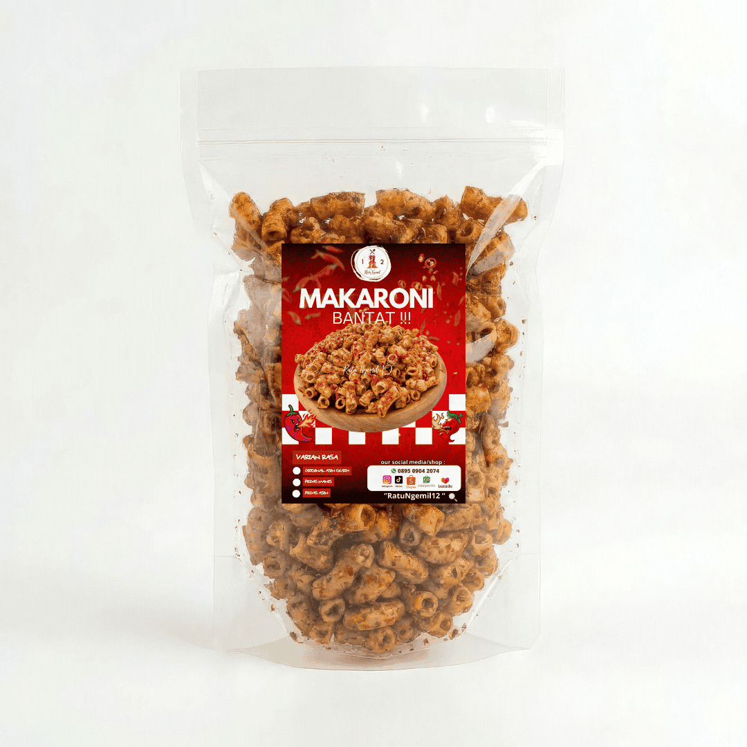 Makaroni Bantat Daun Jeruk - Pedas Asin