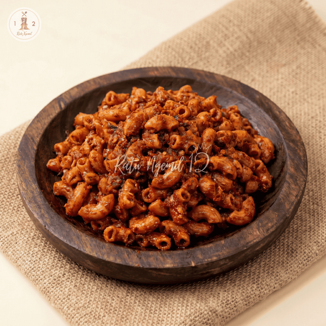 Makaroni Cikruh Daun Jeruk - Balado