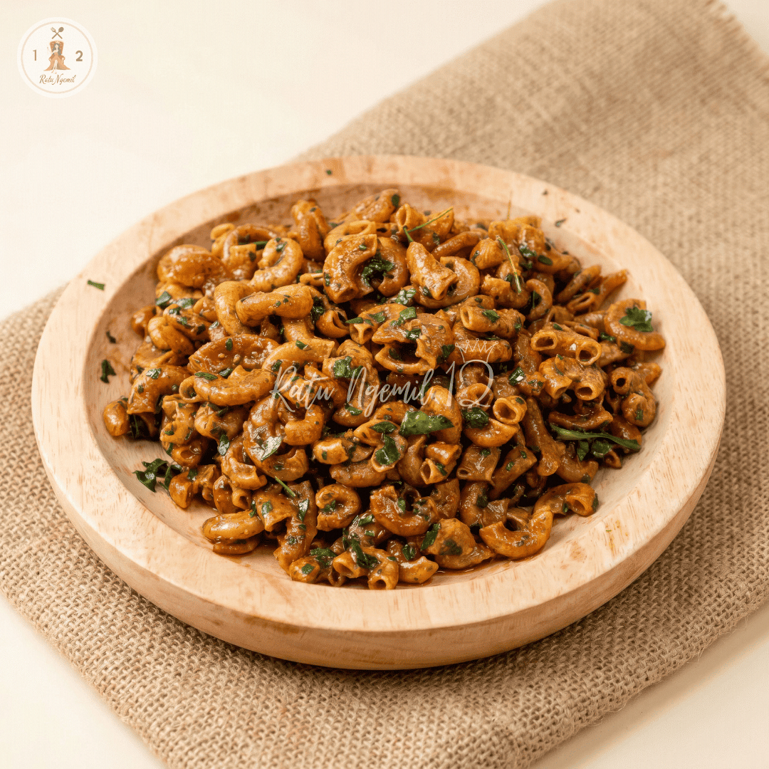 Makaroni Cikruh Daun Jeruk - Pedas