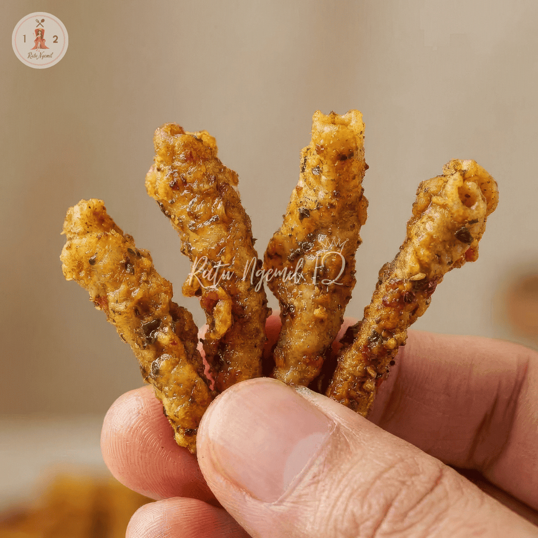 Usus Krispy Cetar - Pedas