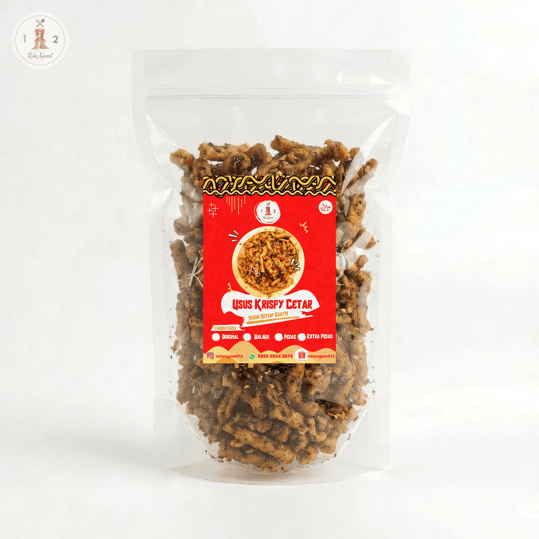Usus Krispy Cetar - Extra Pedas