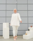 Jade Pants - Broken White | Celana Pencil Slimfit Pants Bigsize Jumbo