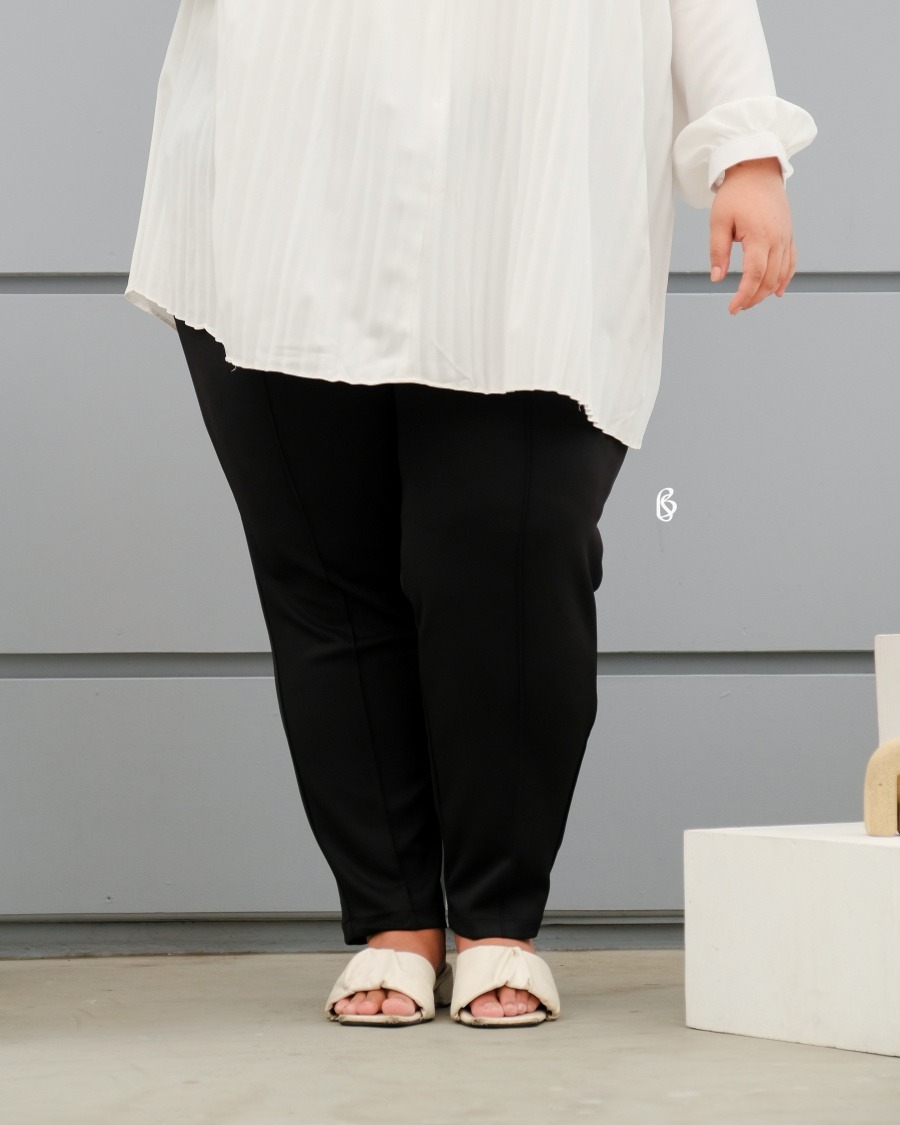 Jade Pants - Black | Celana Pencil Slimfit Pants Bigsize Jumbo