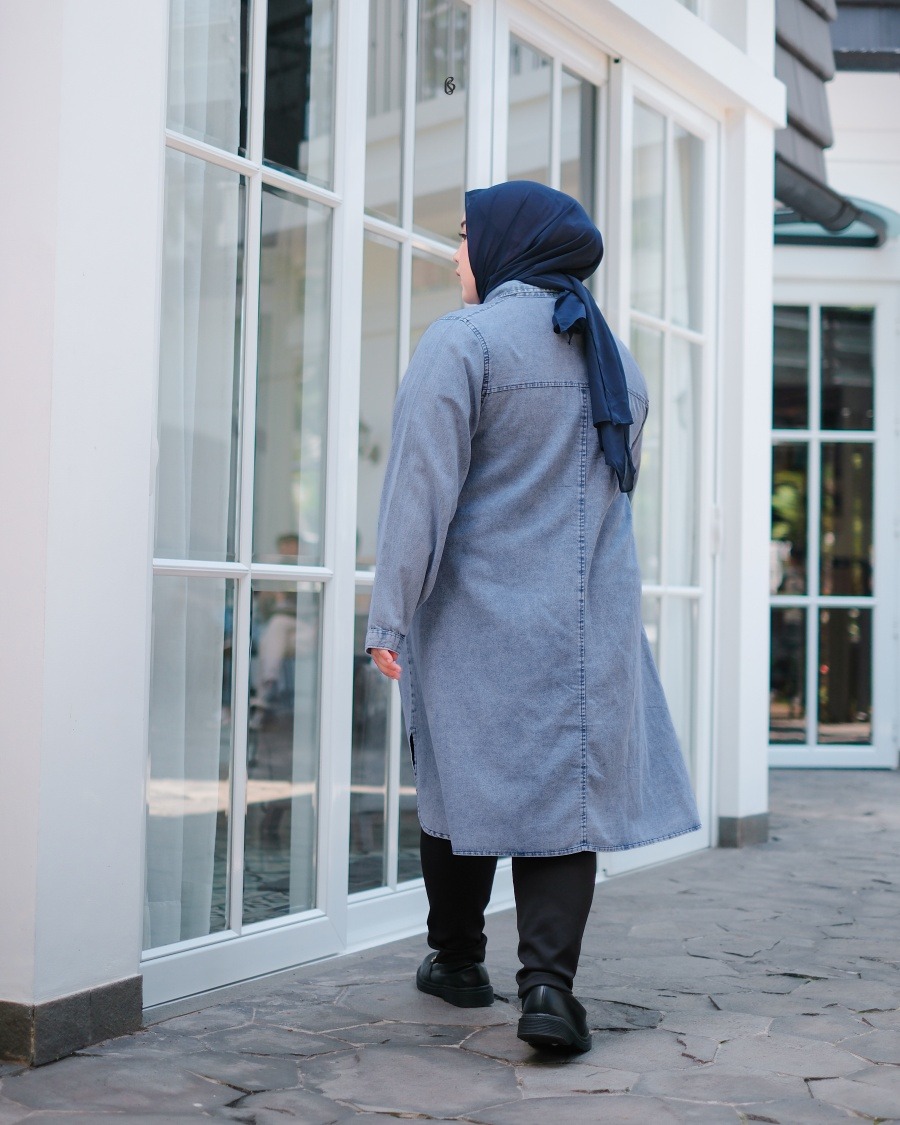 Briel Tunik - Snow | Atasan Tunik Bigsize Jumbo