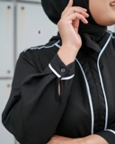 Mikha Tunik - Black | Atasan Tunik Bigsize Jumbo