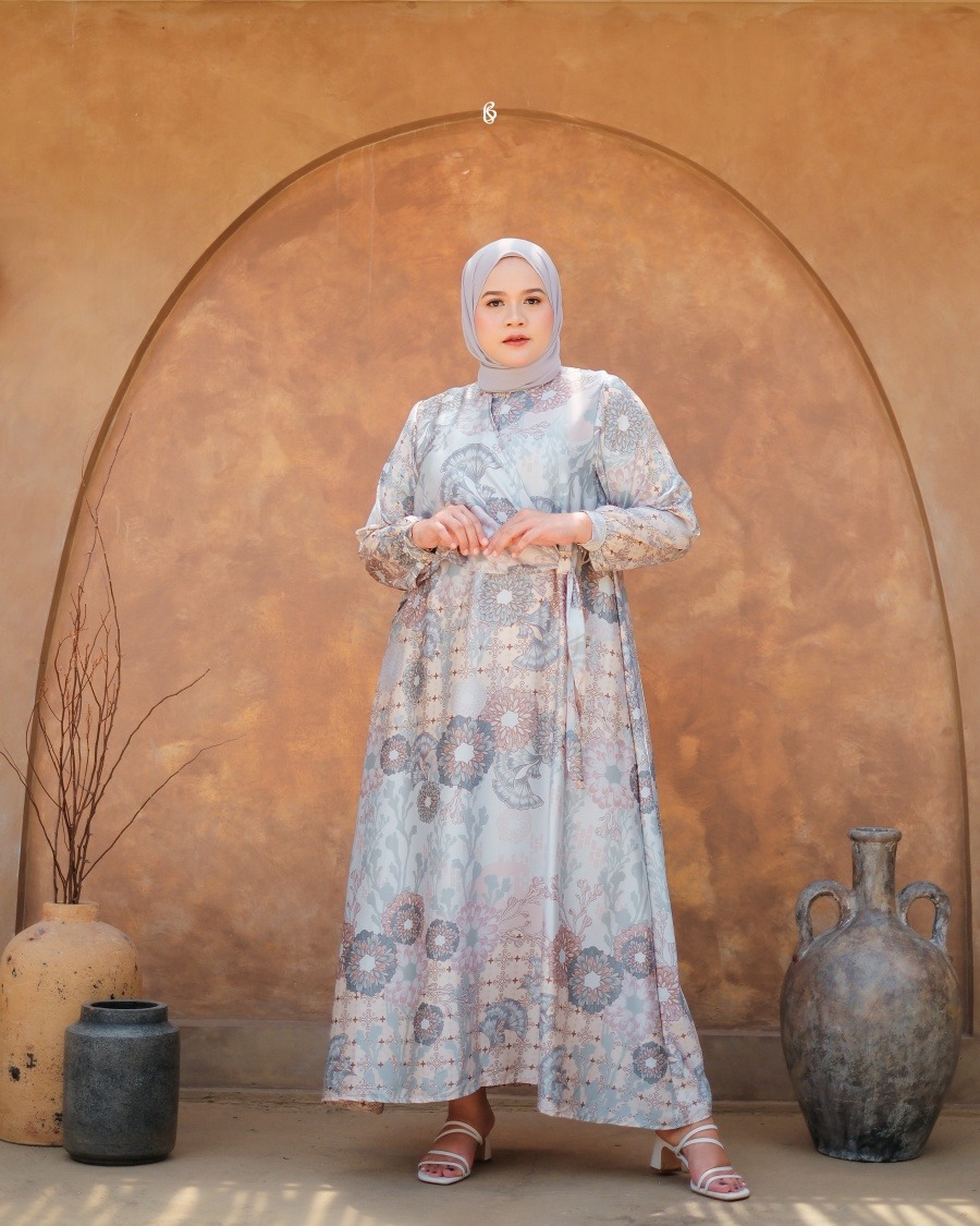 Zetta Dress - Aqua | Dress Bigsize Jumbo