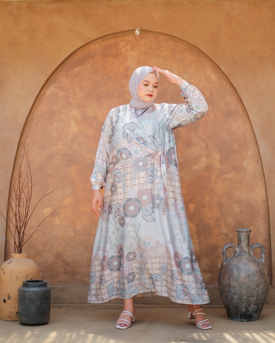Zetta Dress - Aqua | Dress Bigsize Jumbo
